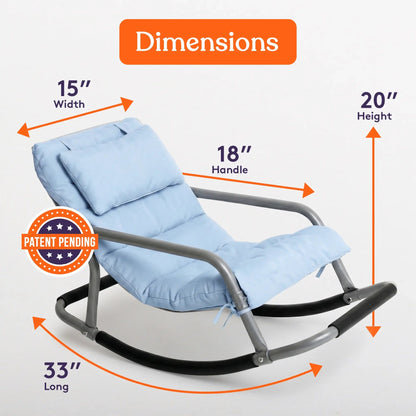 Sensory Rocking Chair for Kids – Soft & Comfortable Rocker for Play, Reading & Relaxing